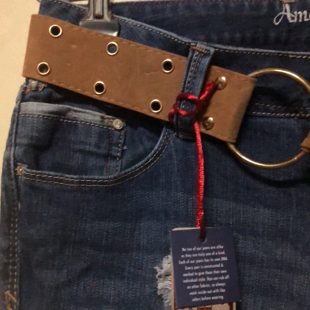 #1805 Amethyst Jeans NWT Sz 3 low rise slim boot - Picture 6 of 11
